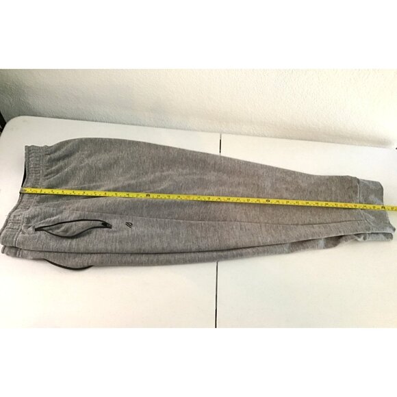 EDDIE BAUER-MENS GREY TAPPER LEG ELASTIC WAIST POCKETS FLEECE SWEATPANTS SIZE XL - Picture 6 of 6